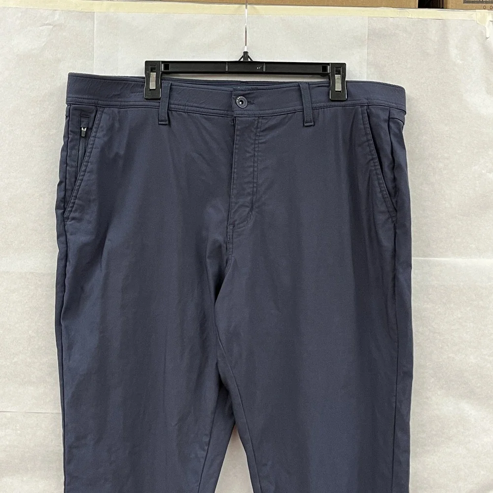 Weatherproof Vintage Hybrid Tech Chino Pants Men 38x30 Navy Blue Stretch Utility